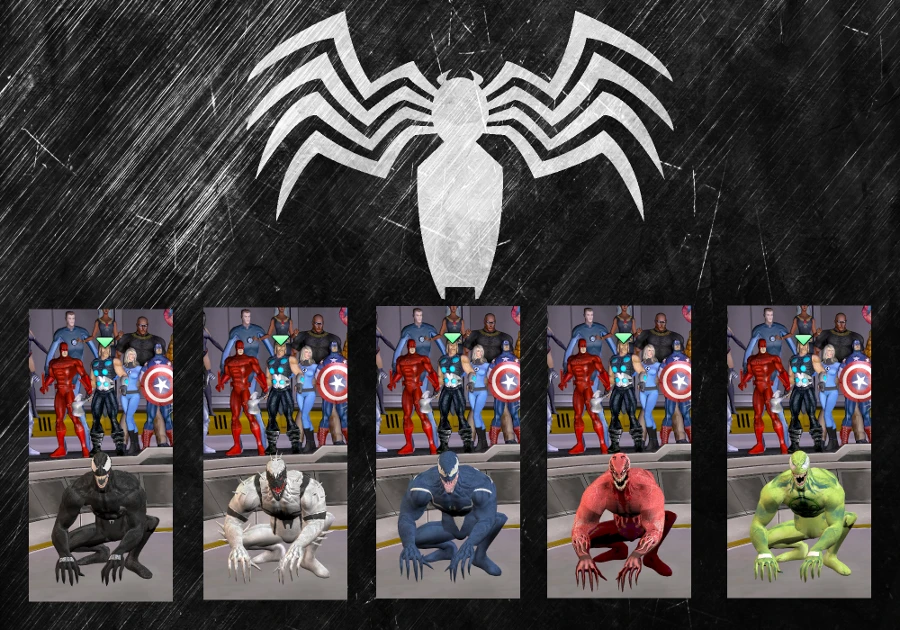 Marvel: Ultimate Alliance "CWSBR MODS -VENOM MH SKINS PACK"