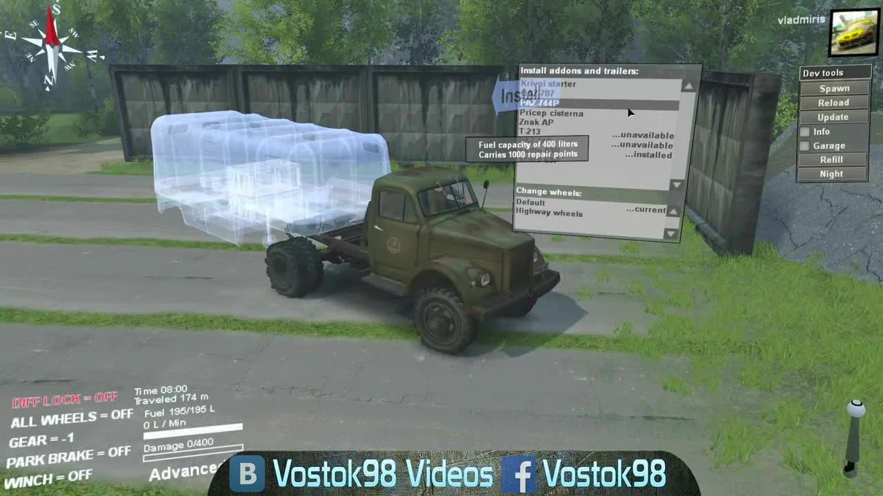 Spintires - ГАЗ-63П
