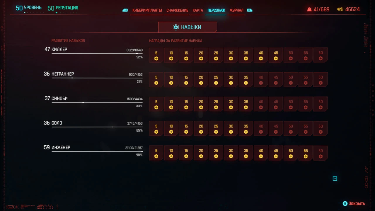 Cyberpunk 2077 "Сохранение - перед достижением Десять из десяти" [2.1]