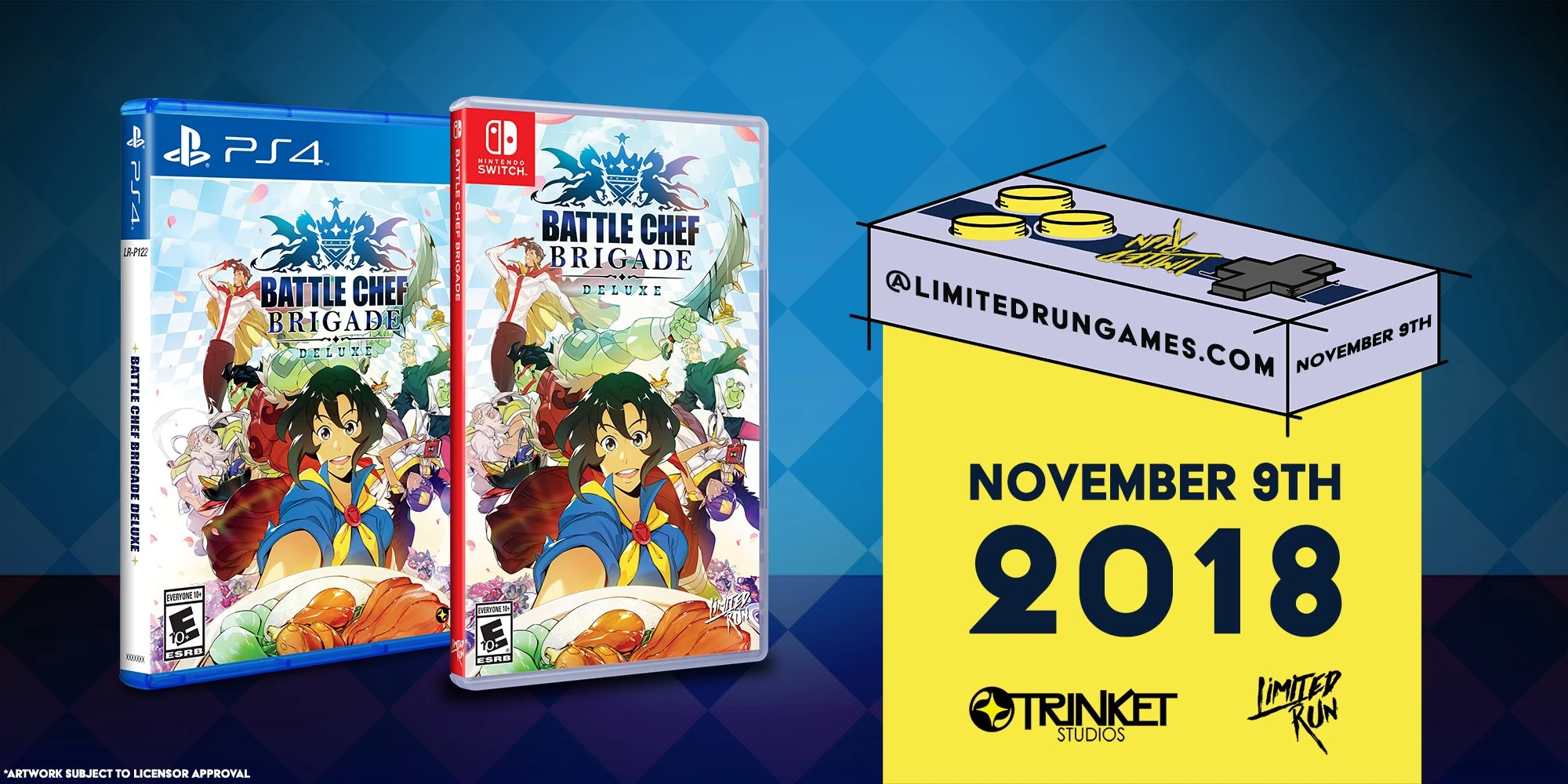 Кулинарный экшен Battle Chef Brigade Deluxe выйдет в коробках для PS4 и Switch!