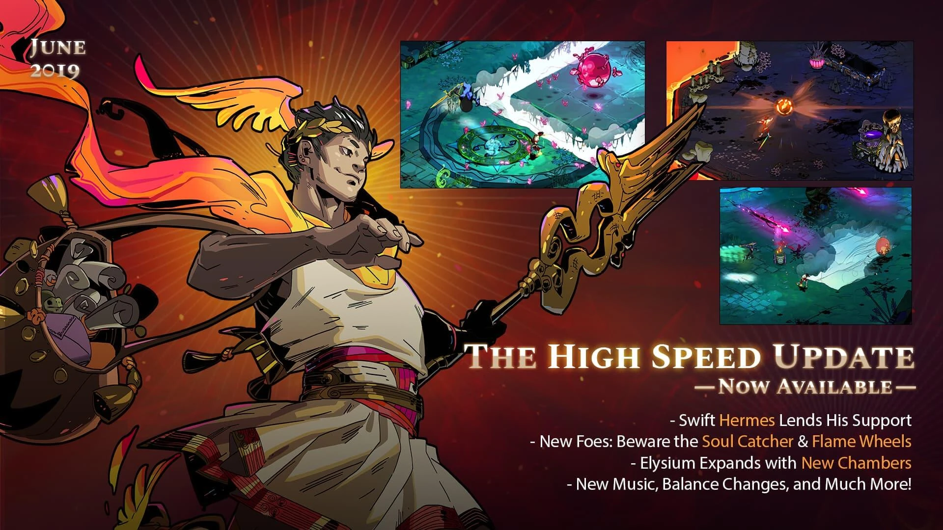 В Hades, рогалике Supergiant Games прибыло обновление The High Speed