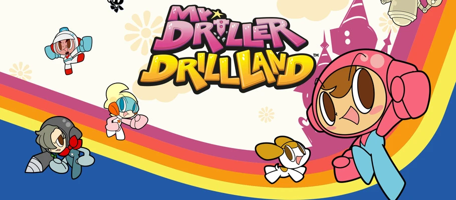 Открывающий ролик ремастера экшен-головоломки Mr. Driller DrillLand