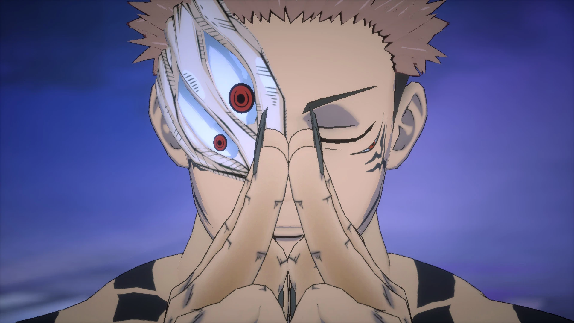 Jujutsu Kaisen: Cursed Clash "Замена Cукуна эпохи Хэйан из манги на стиль Сукуна "Без рубашки""