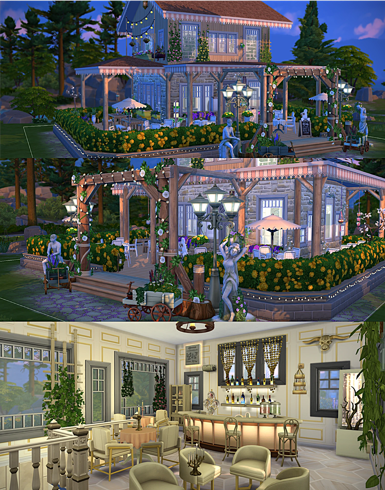 The Sims 4 Ресторан "Лост Форест"