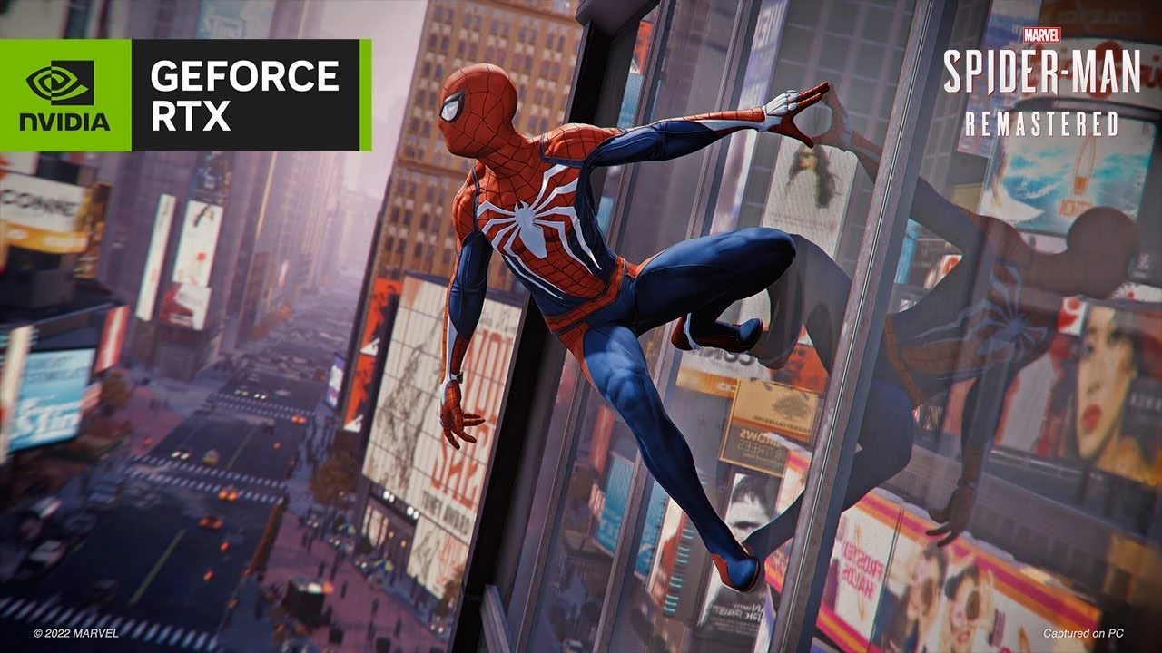 Новый трейлер ПК-версии Marvel's Spider-Man Remastered посвящён NVIDIA DLSS 3