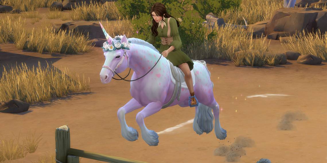 Как завести единорога в The Sims 4