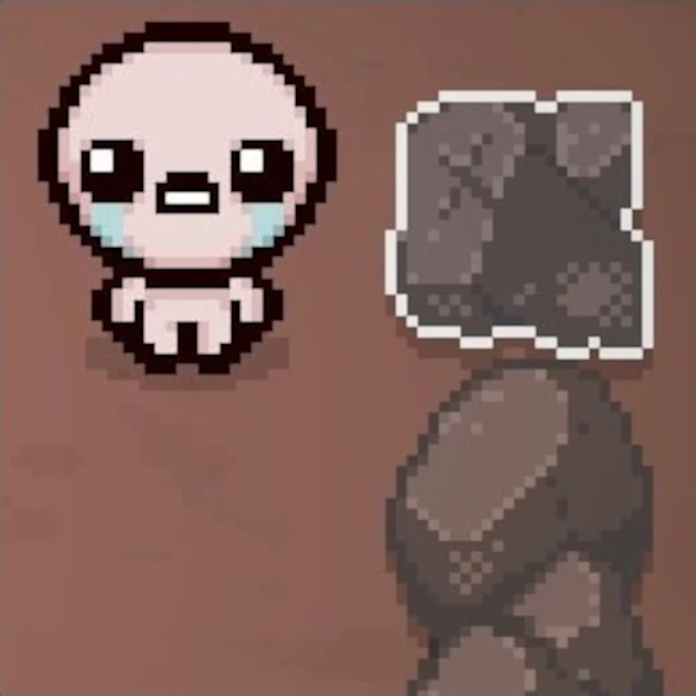 The Binding of Isaac "Обводка камней"