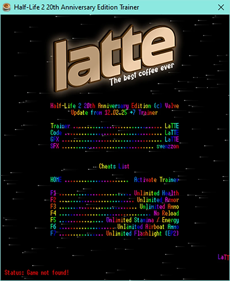 Half-Life 2 20th Anniversary Edition "Трейнер +7" [Upd: 12.02.25] {LaTTE}