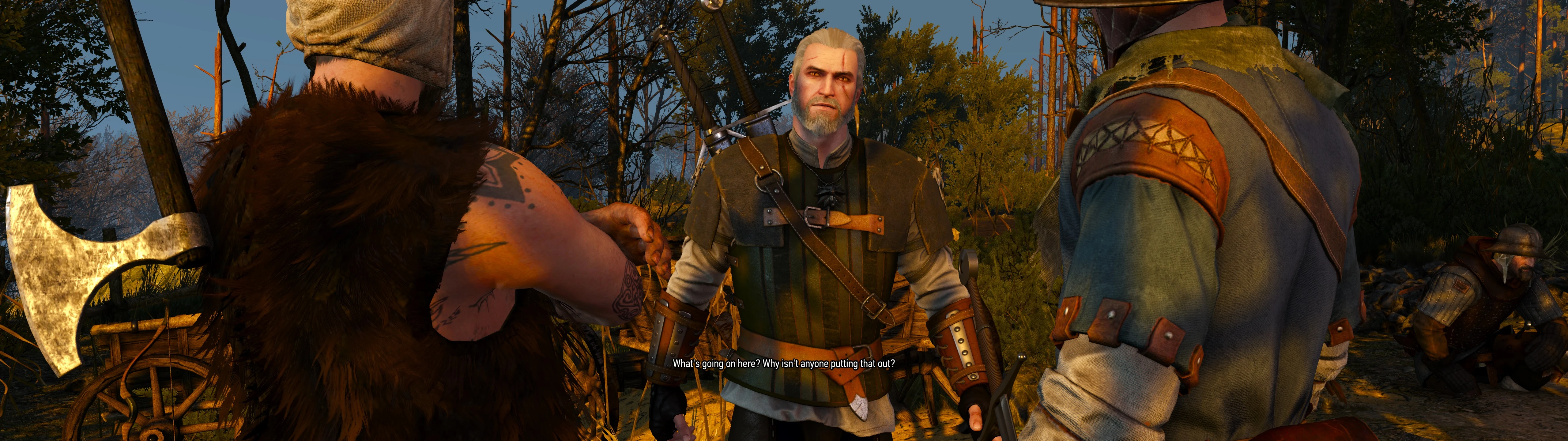 Witcher 3 "Фикс кат-сцен для ультрашироких мониторов"