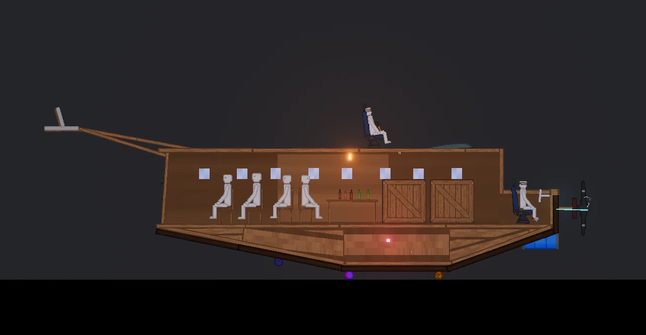 People Playground "Биплан из дерева" [1.27.5+]