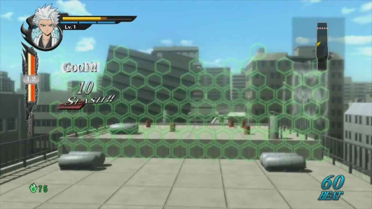 Bleach Soul Resurreccion #3- драка протев боса и прижки погороду