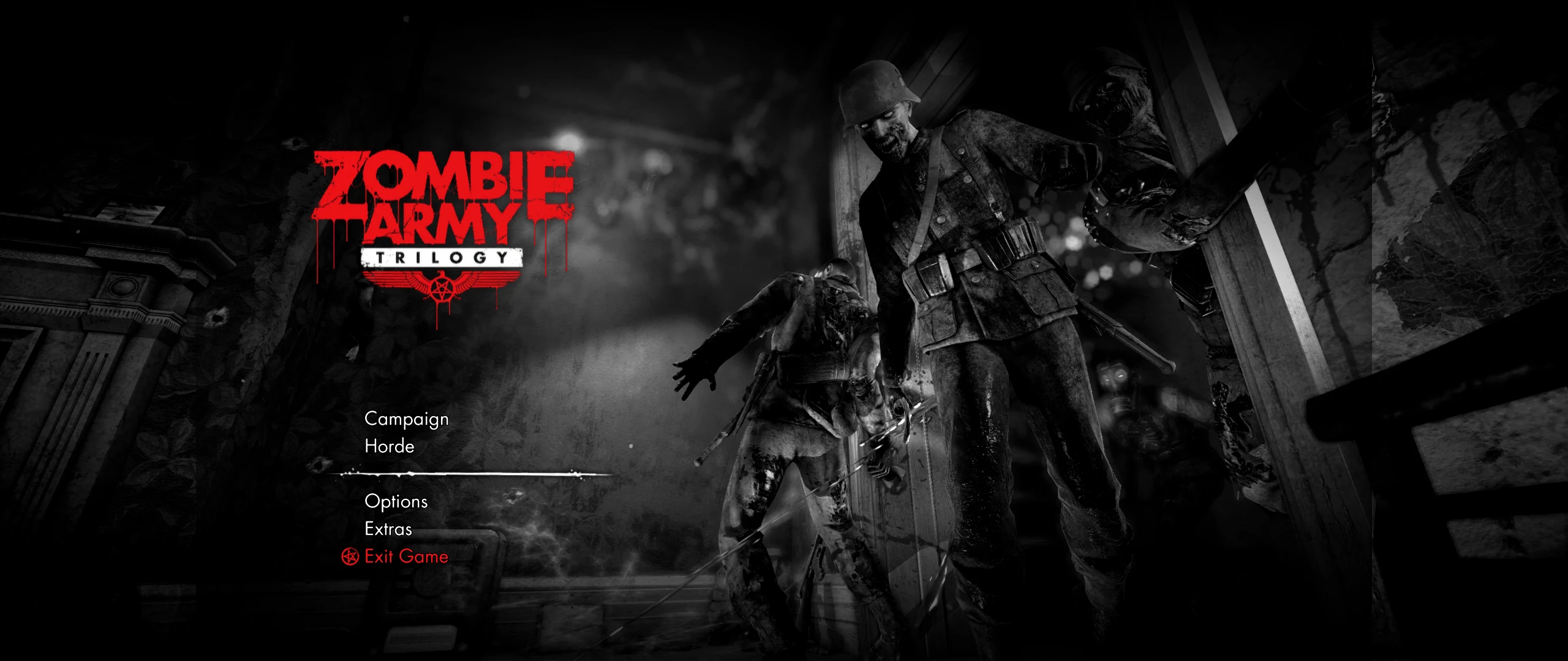 Zombie Army Trilogy "Поддержка ультрашироких мониторов"