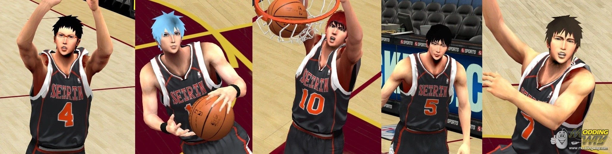 NBA 2K14 "Kuroko no Basuke mod"