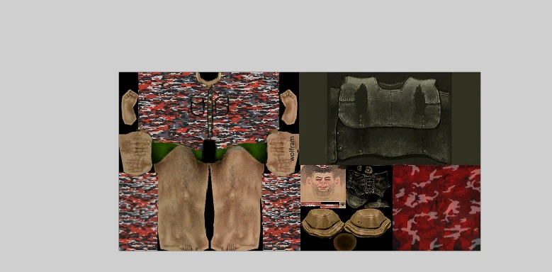 Dungeon Cleaners "Мини Текстур Пак - Красная Арктика"