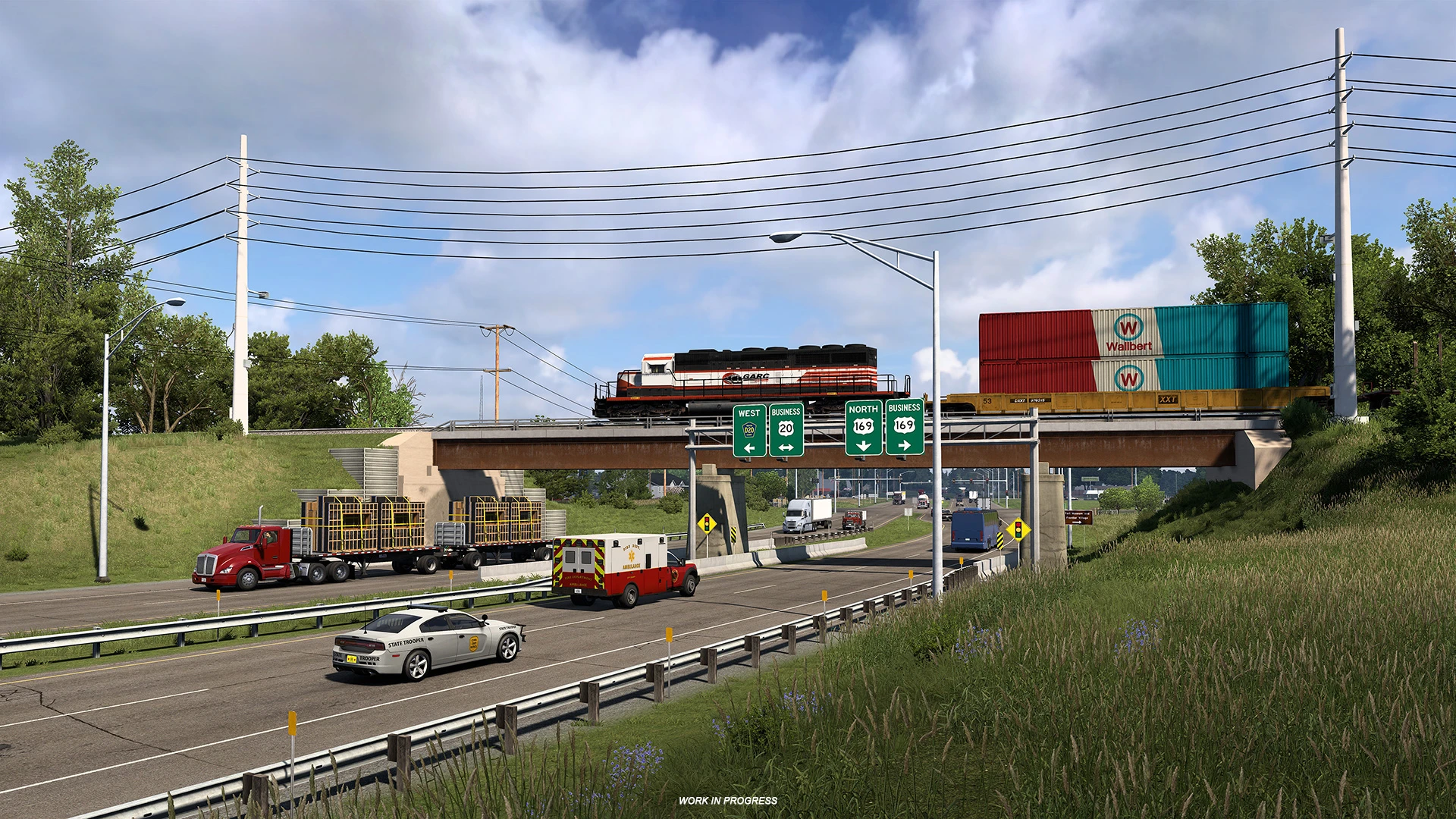 Новые скриншоты из будущего DLC Айова для American Truck Simulator - Дорожная сеть часть 2