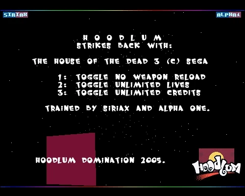 House of the Dead 3: Трейнер (+3) [1.0] {HOODLUM}