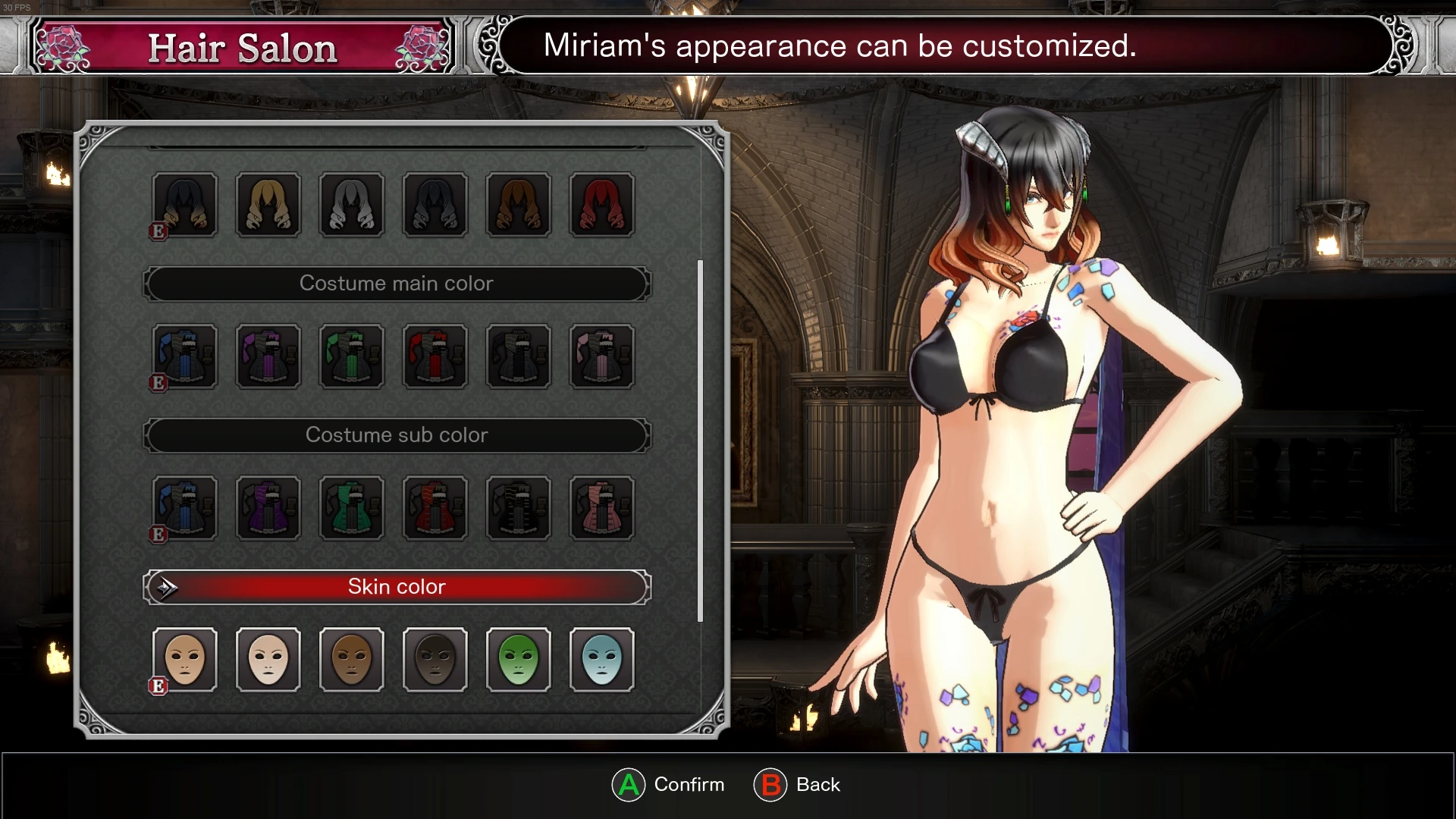 Bloodstained: Ritual of the Night "Мод раздевает Мириам"