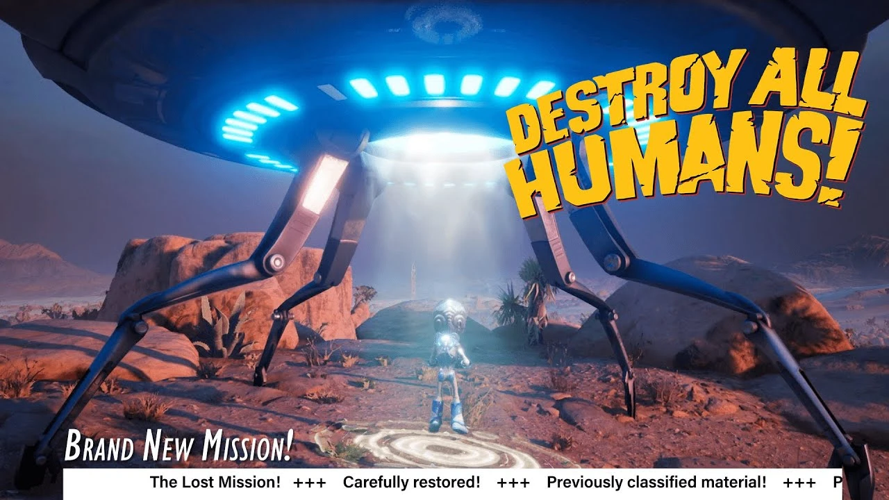 Новый трейлер Destroy All Humans! тизерит миссию, которая была в архиве оригинала, но так и не была включена
