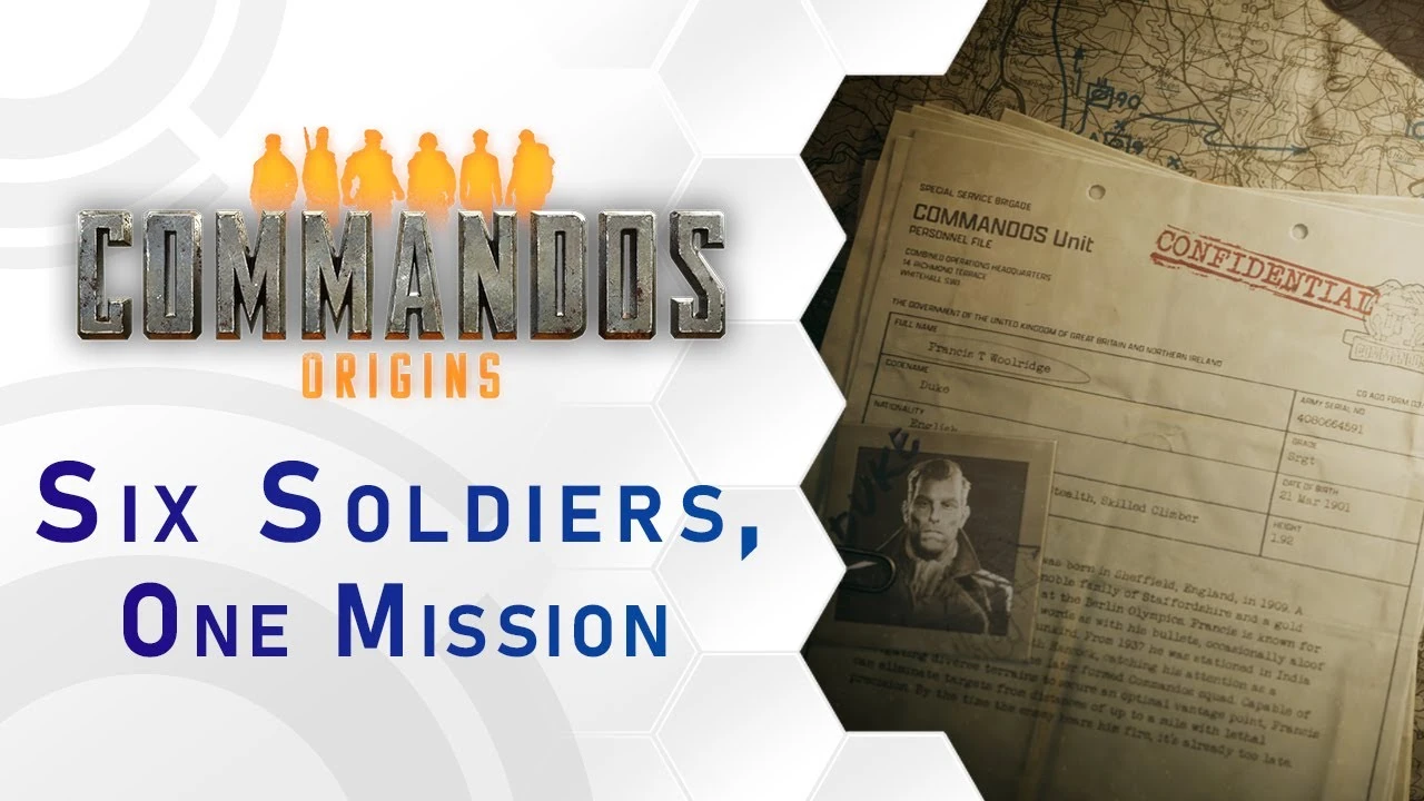 Новый трейлер Commandos: Origins знакомит с героями элитного отряда