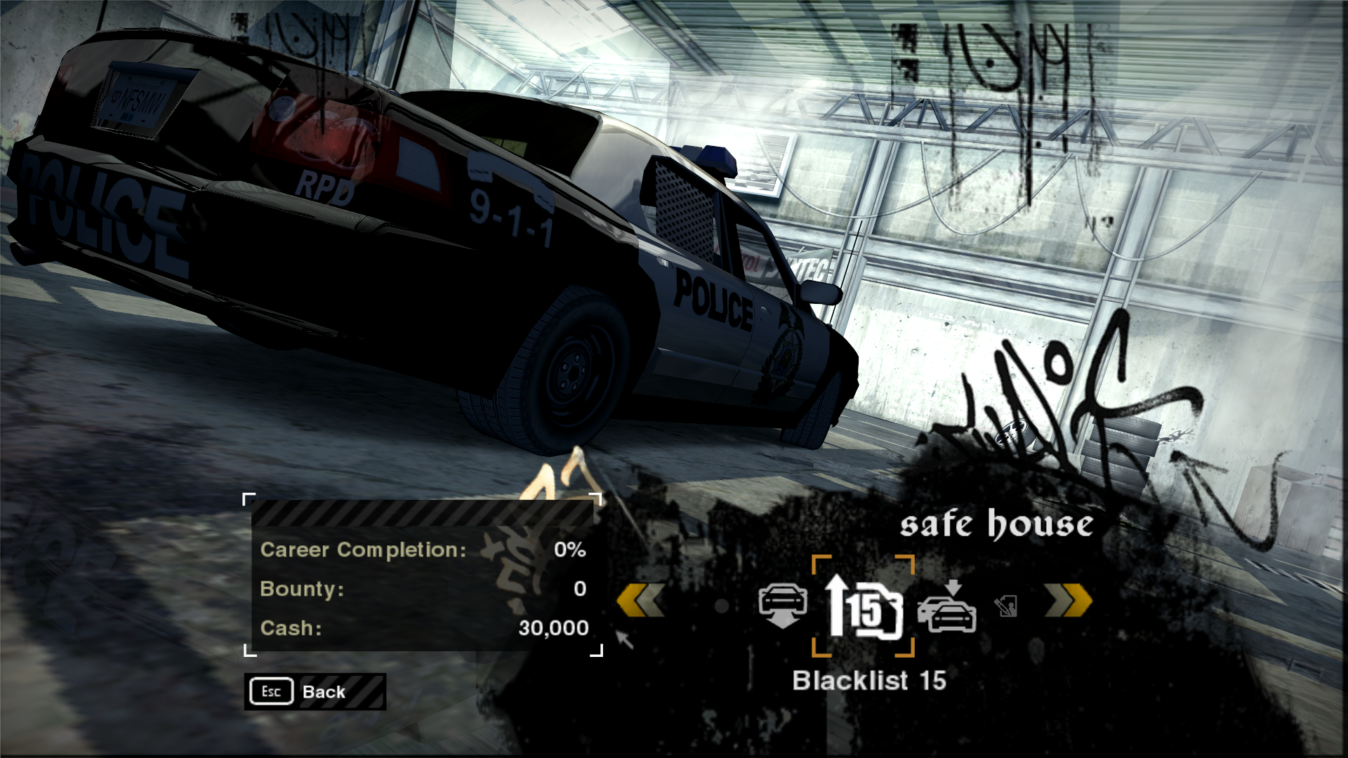 Need for Speed: Most Wanted (2005) "Сохранение челлендж, пройти чёрный список за полицейских"