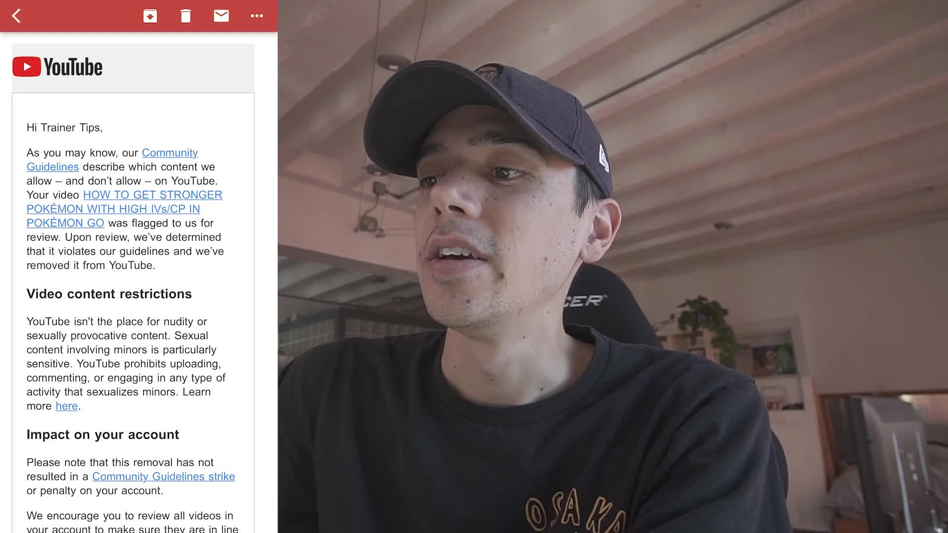 YouTube удаляет видео по Pokemon GO за порнографию