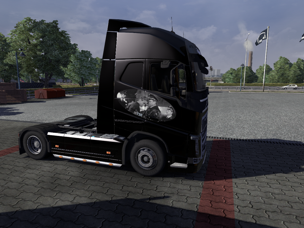 Euro Truck Simulator 2 "Скин "Щит и Меч" на Volvo FH16 2012"