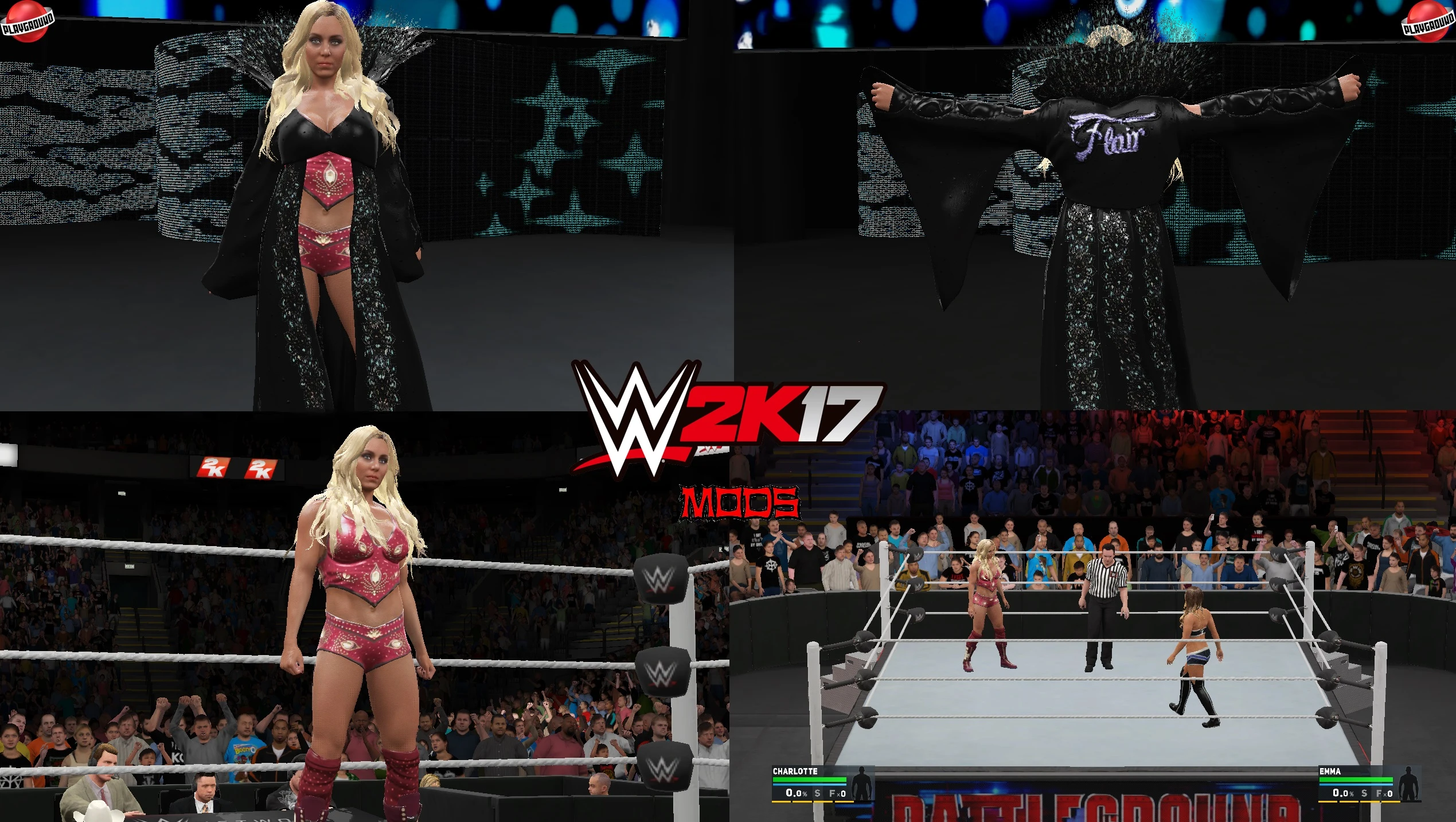 WWE 2K17 "Charlotte 2K20 Attire WWE 2K19 Port MOD"