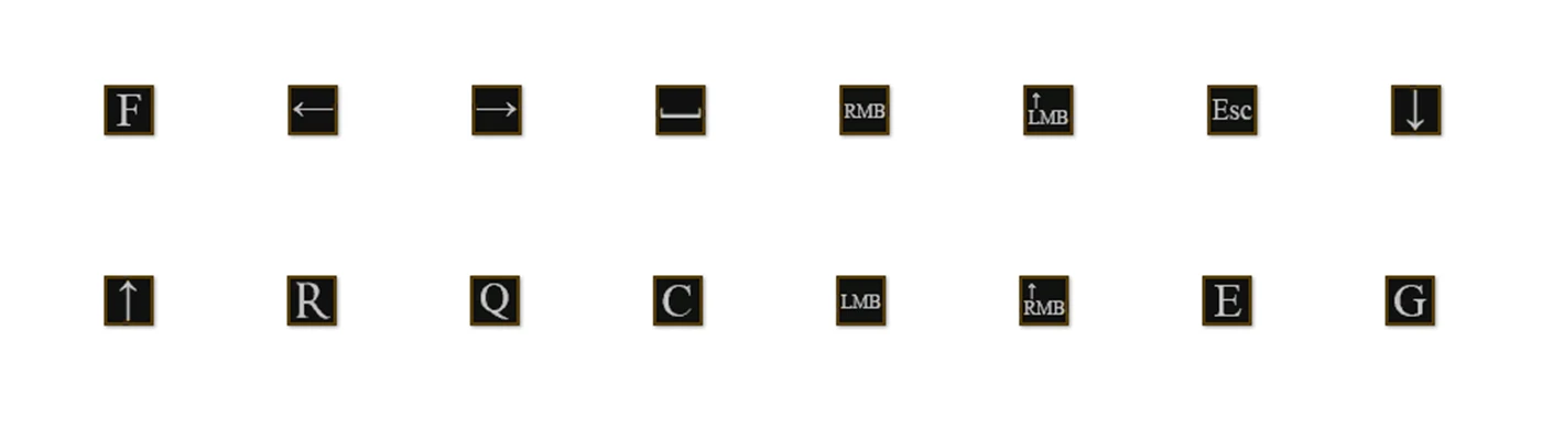 Dark Souls 3 "Иконки клавиш для ПК"