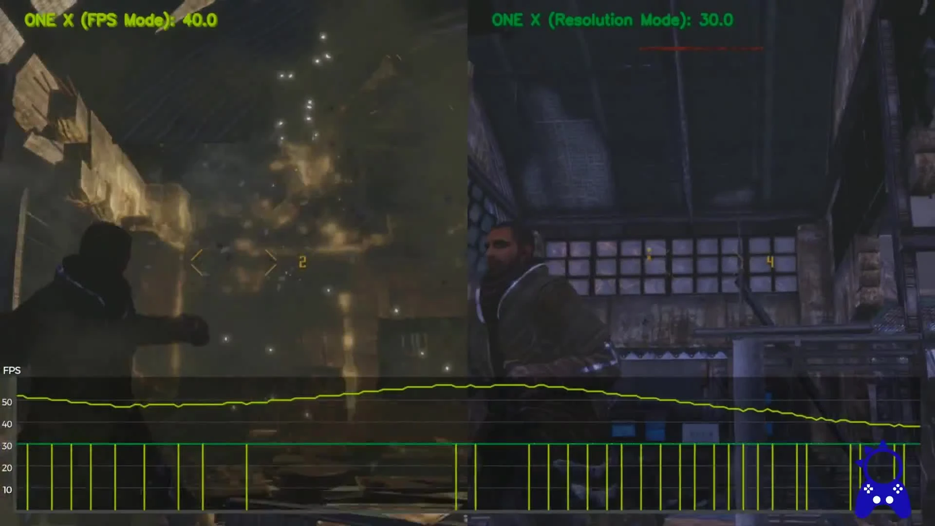 Red Faction Guerrilla (Re-Mars-tered) | 360 / ONE / ONE X | Тест частоты кадров | Сравнение FPS