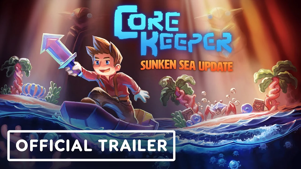 Крупное обновление Sunken Sea для Core Keeper получило новый геймплейный трейлер