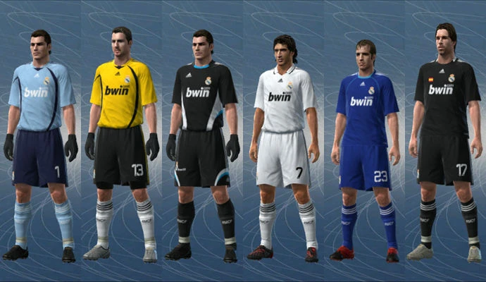 PES 2010 "Real Madrid 08/09 Kit Set by jvinu2000"
