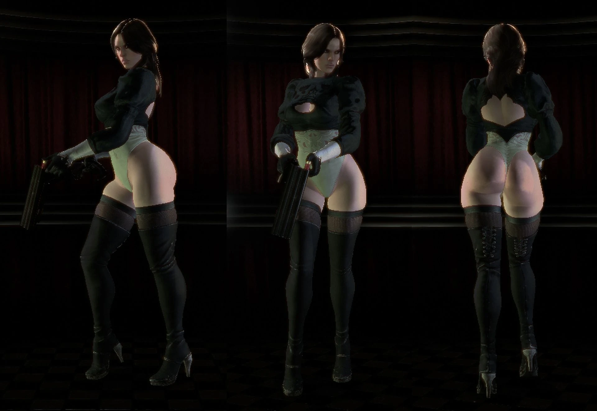 Resident Evil 6 "Хелена в наряде 2B без юбки"