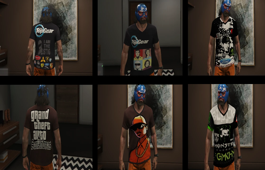 Grand Theft Auto 5 "T-Shirt Pack for Trevor"