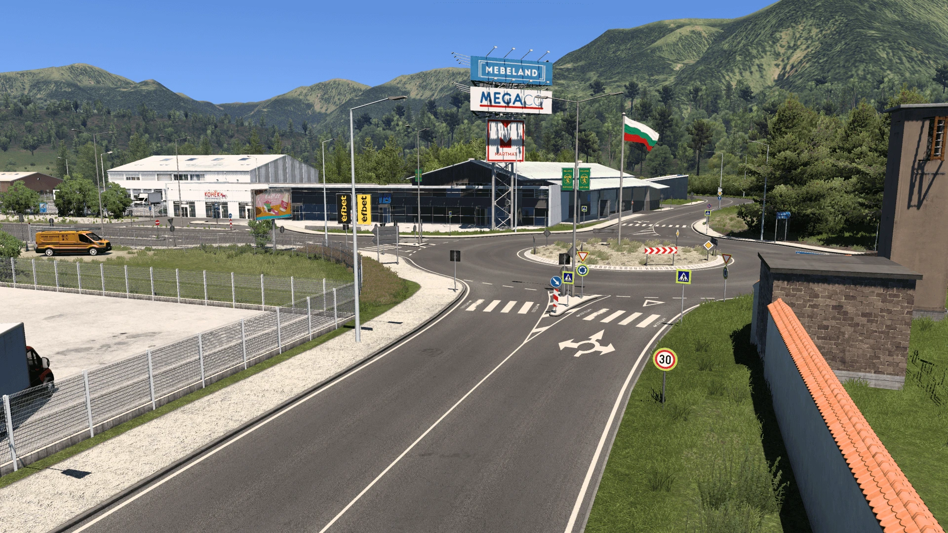 Euro Truck Simulator 2 "Карта-дополнение для Promods - Bulgaria in Focus" [v1.34]