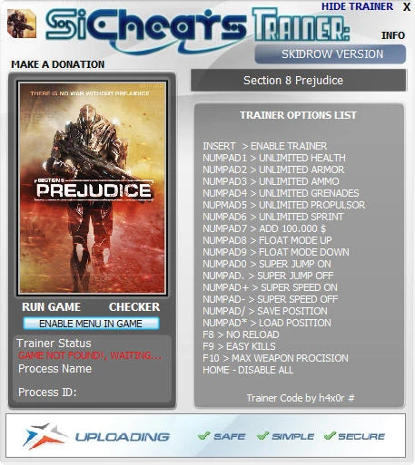 Section 8 - Prejudice: Трейнер (+14) [1.0] {h4x0r}
