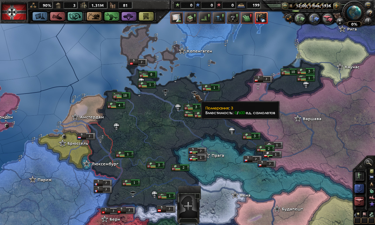 Hearts of Iron 4 "Coloured Buttons (Перезалив)"