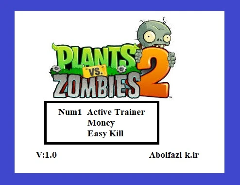 Plants vs. Zombies 2: It's About Time: Трейнер/Trainer (+2) [1.0] {Abolfazl.k}
