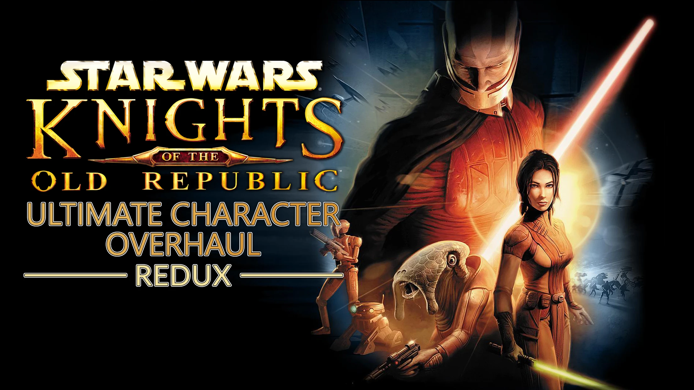 Star Wars: Knights of the Old Republic "Графическое улучшение всех персонажей REDUX"