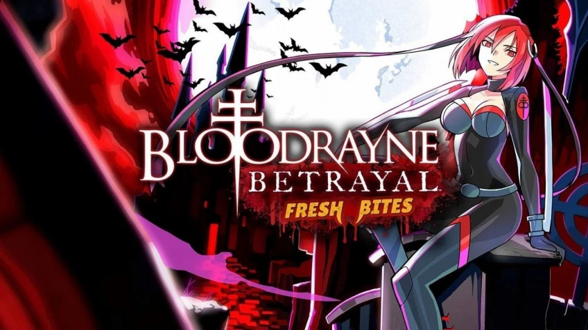 Видео игрового процесса 2D-платформера BloodRayne Betrayal: Fresh Bites