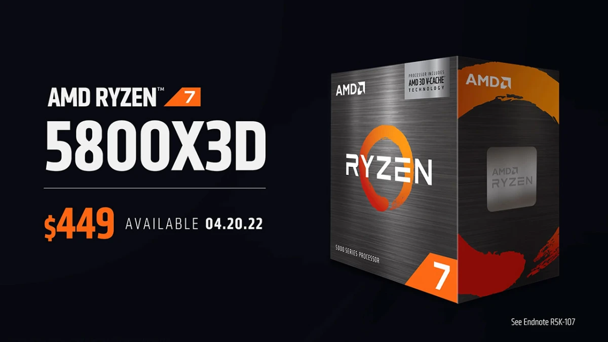 AMD Ryzen 7 5800X3D processor overclocked to 5.1GHz AMD Ryzen 7 5800X3D processor overclocked to 5.1GHz