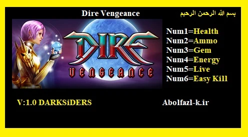 Dire Vengeance: Трейнер/Trainer (+6) [1.0] {Abolfazl.k}