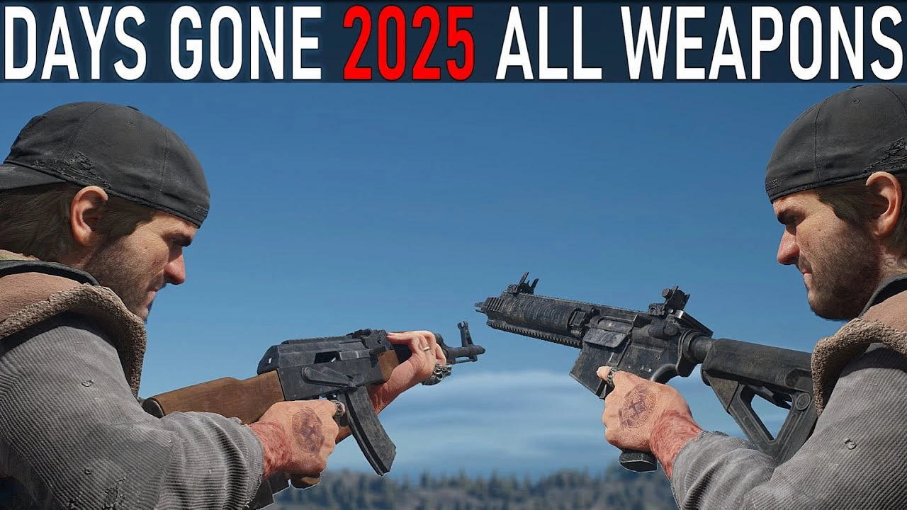 Все оружие в обновленной Days Gone 2025 года