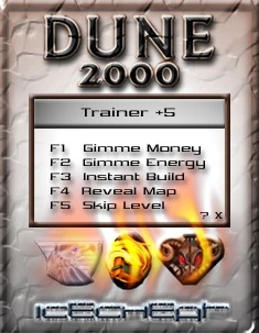 Dune 2000 Трейнер/Trainer (+5) [1.06] {IceCheat}