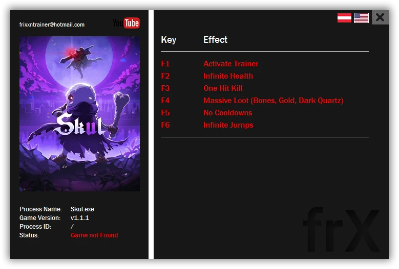 Skul: The Hero Slayer: Трейнер/Trainer (+5) [1.1.1] {frX}