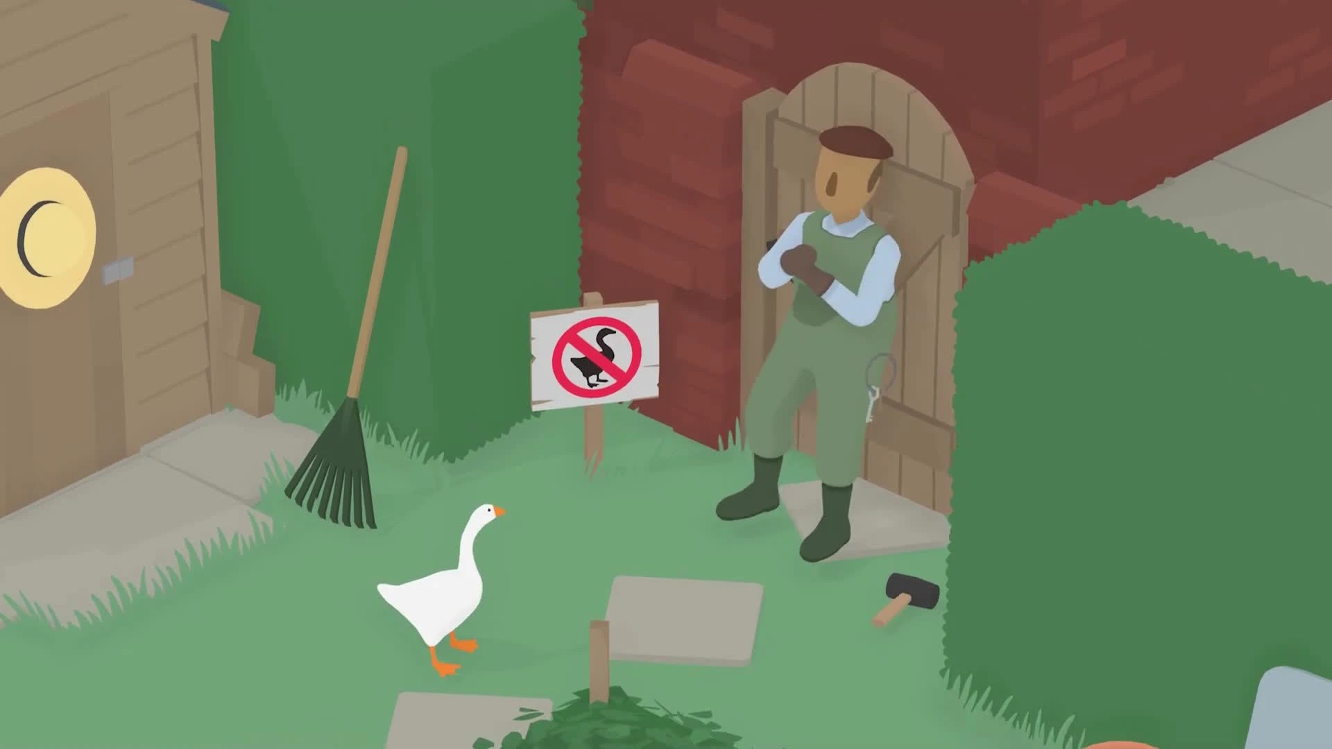 Элементы стелса и шаловливый гусь в новом трейлере Untitled Goose Game