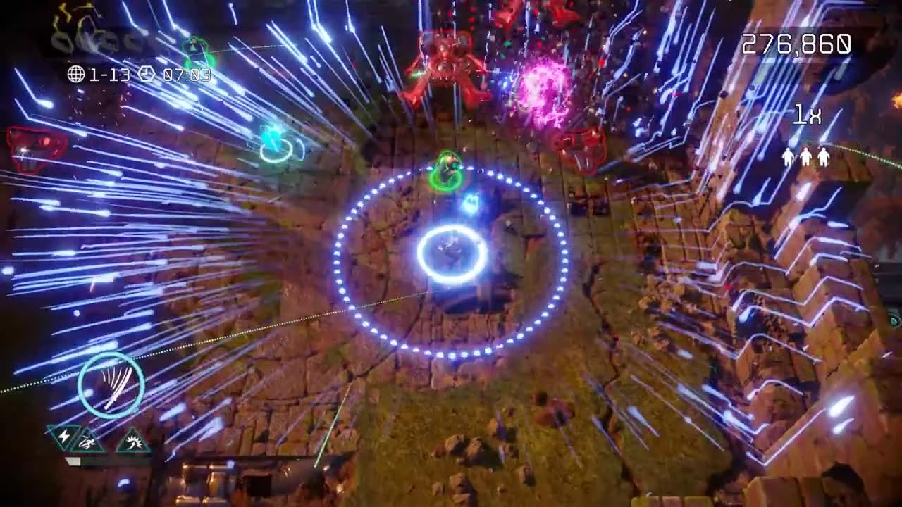 Nex Machina Обзор - игра по типу Crimsoland, только в космосе и в 10 раз быстрее !!!