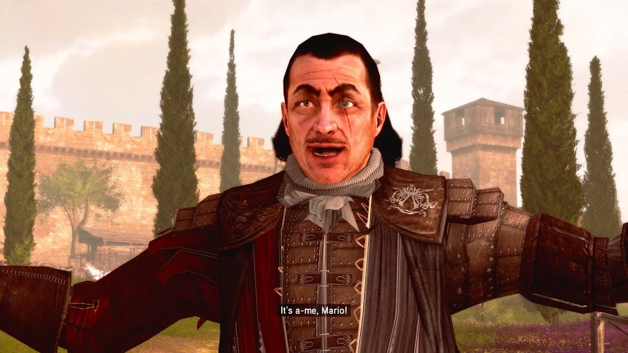 Отсылка на Марио