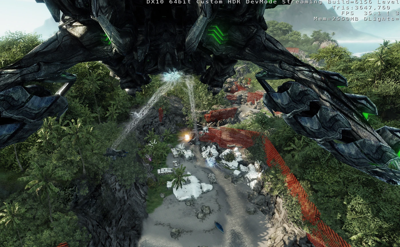 Crysis "Ремейк миссии Contact (Под инопланетян)"