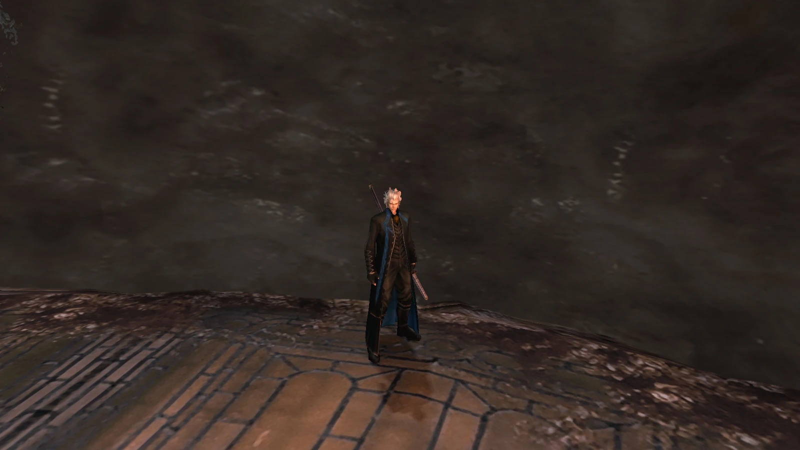 Devil May Cry HD Collection "Вергилий темный костюм с синими вставками"