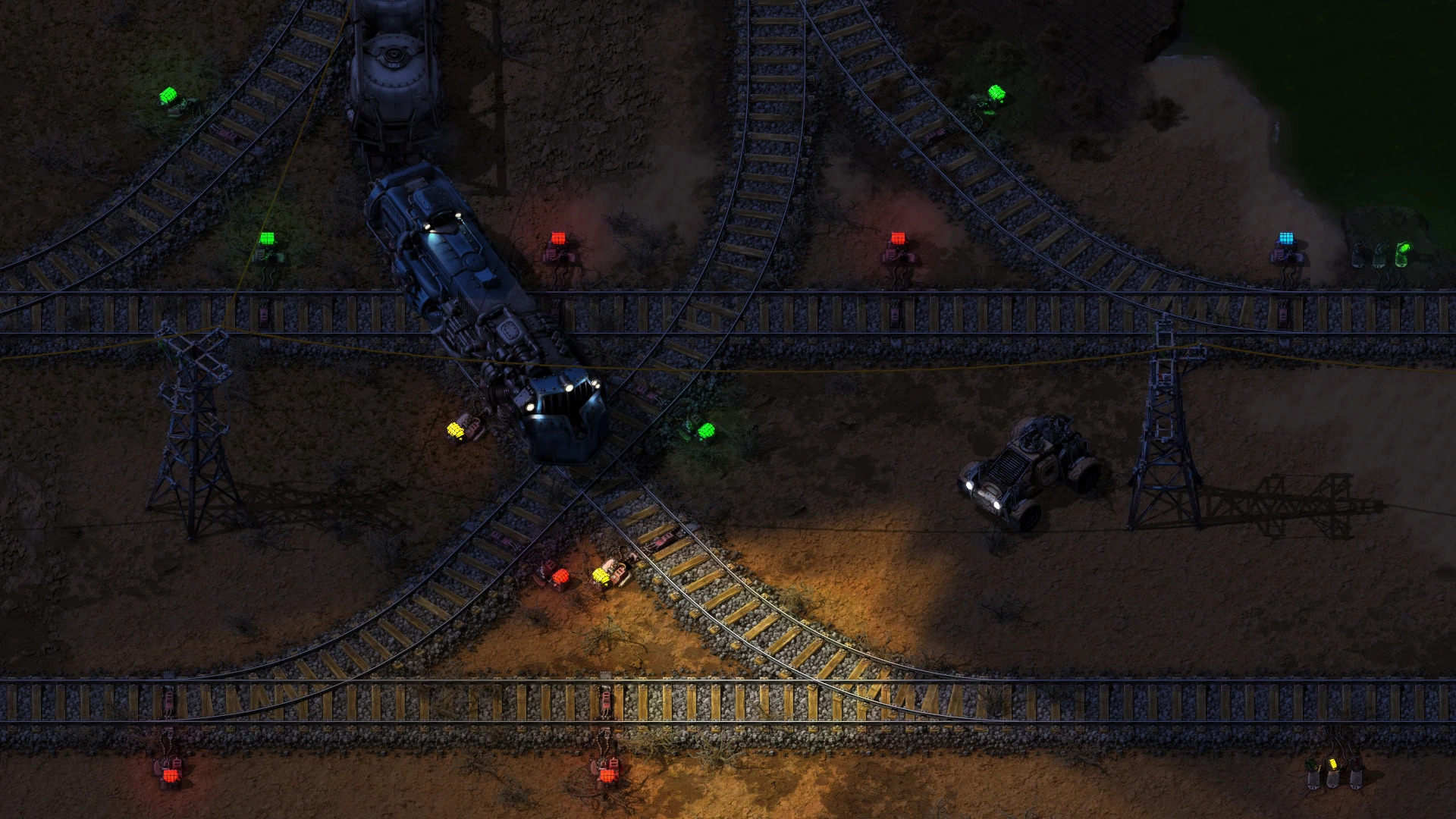 Гайд по сигналам на железной дороге в Factorio